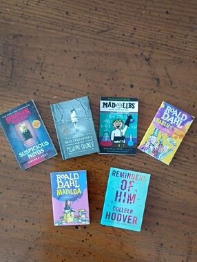 Six Mini Brands Paperback Books Bundle